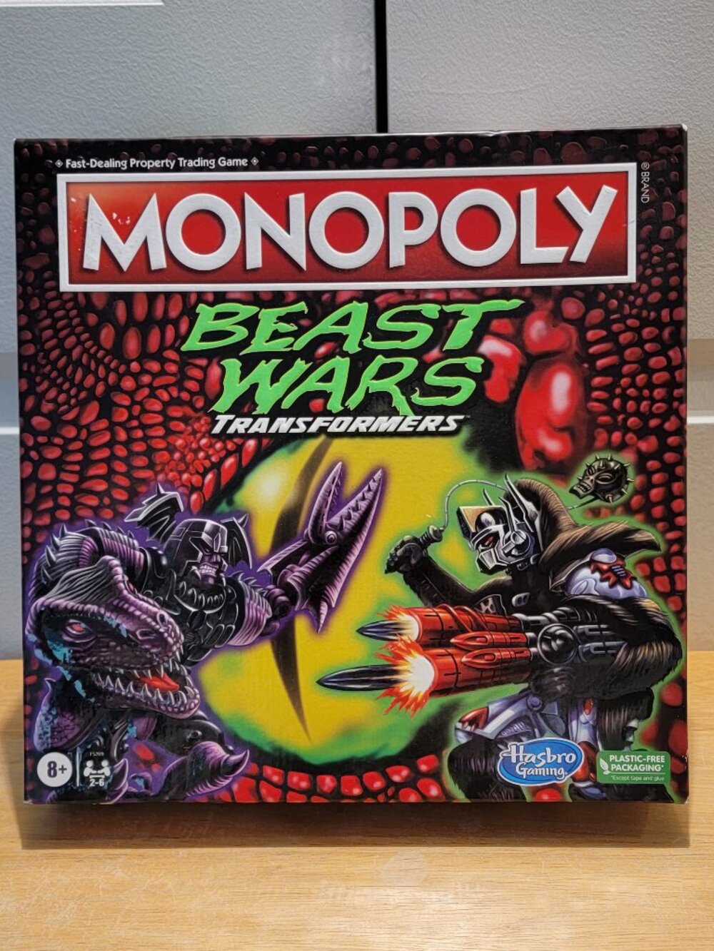 New Unopened Transformers Monopoly Beast Wars Board Game by Hasbro.
